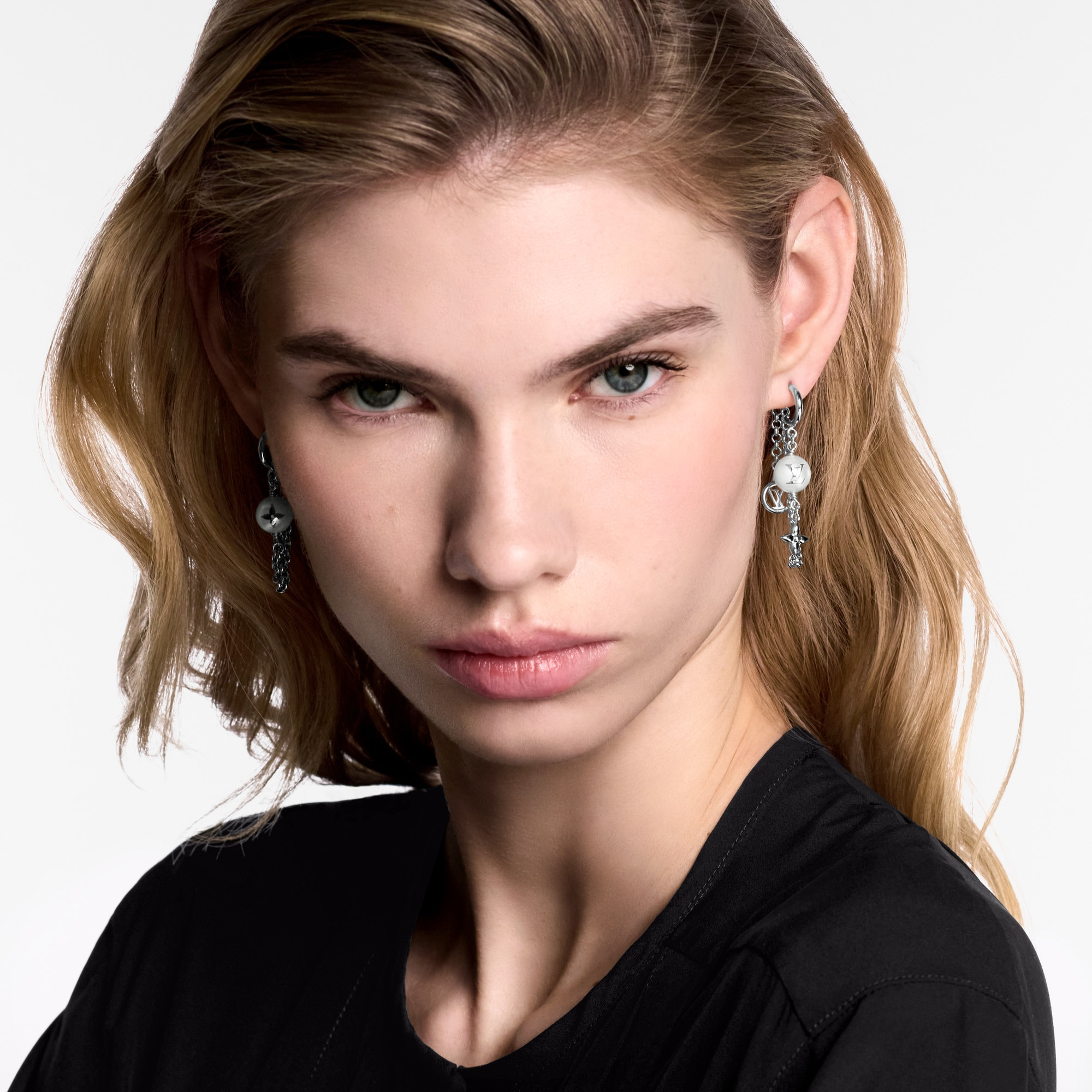 LV Mix Chains Earrings - 5