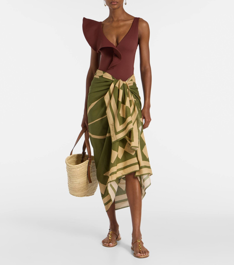 Johanna Ortiz Cotton printed beach cover-up outlook