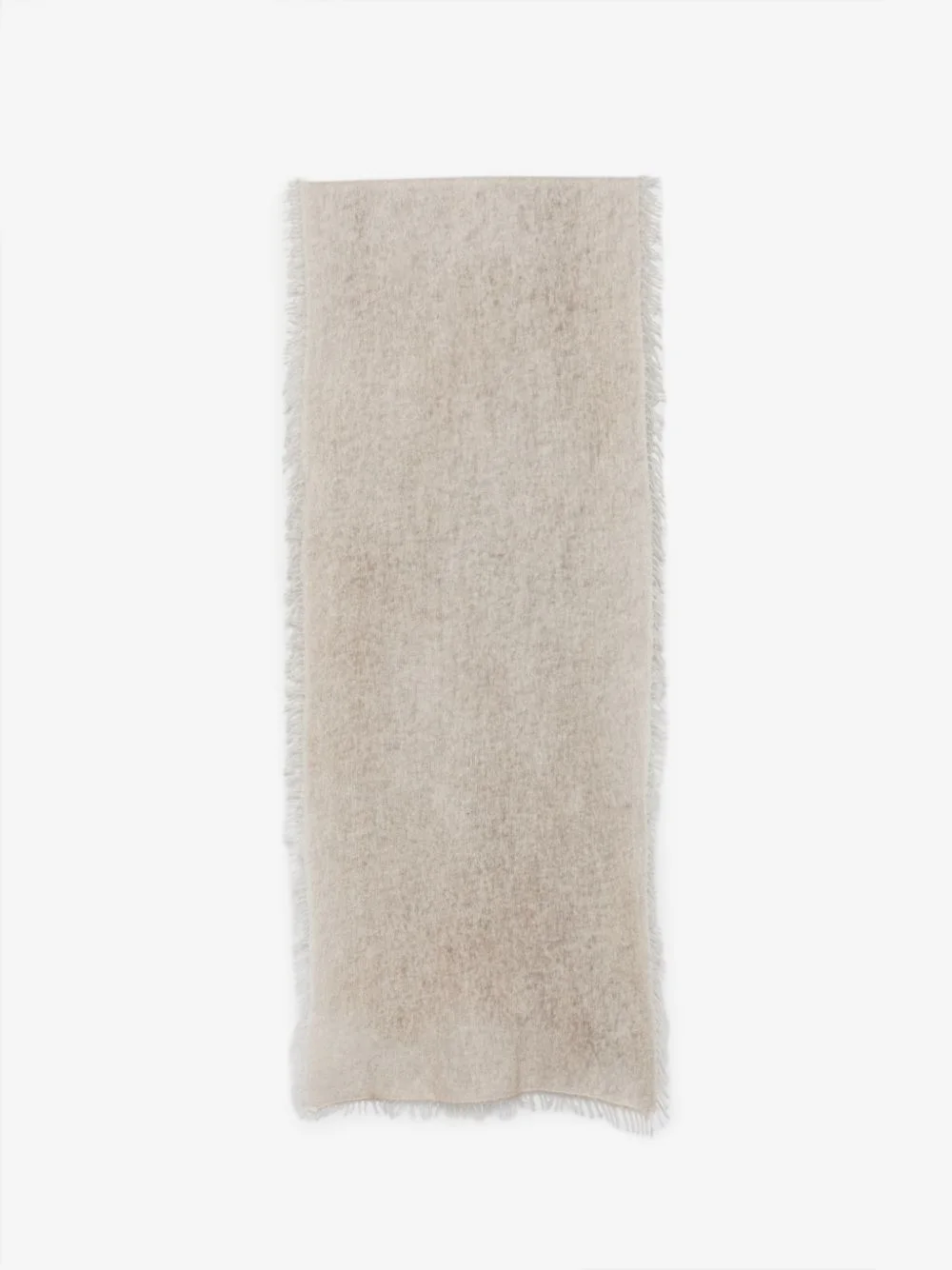 frayed cashmere scarf - 1