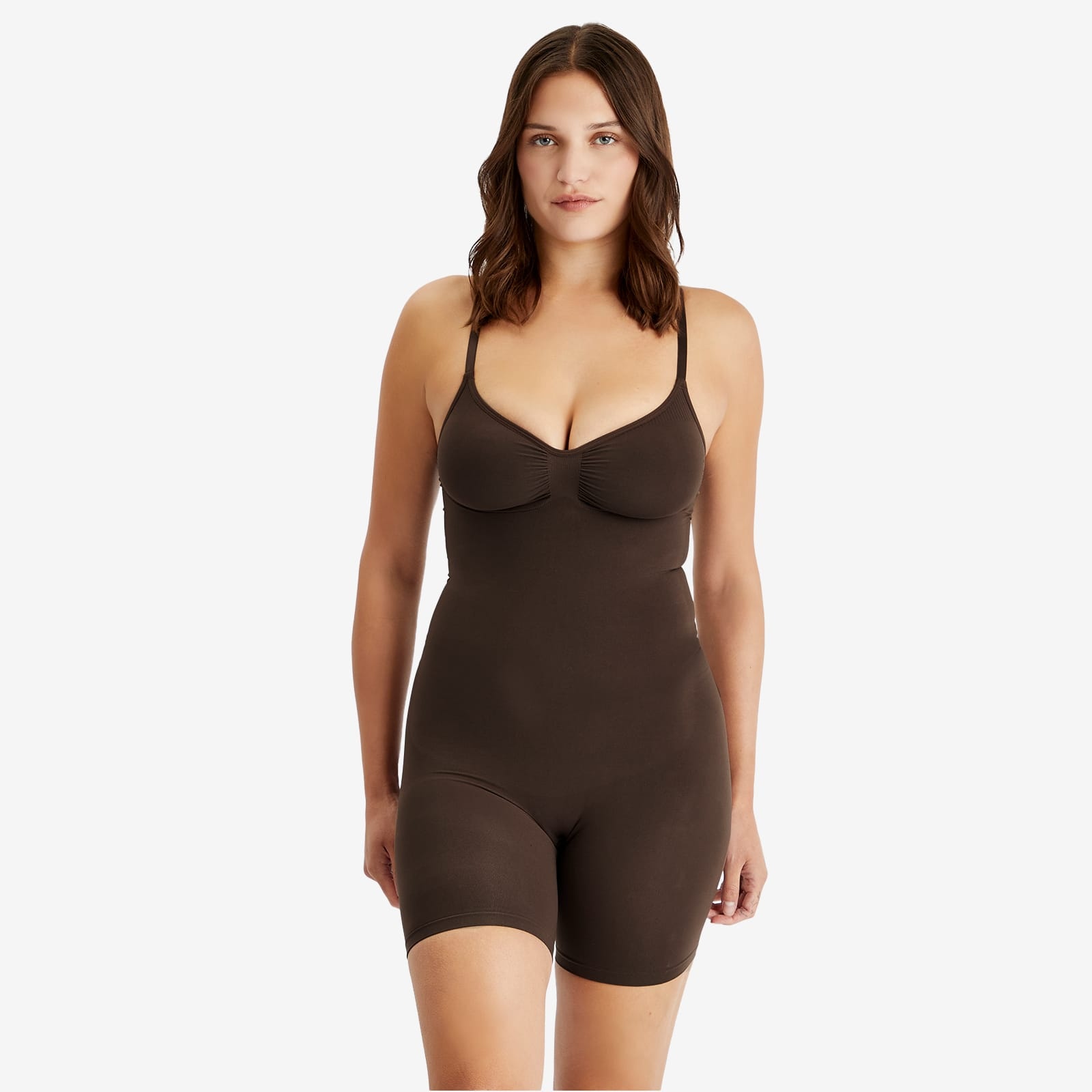 SKIMS Seamless Sculpt Bodysuit Mid-Thigh W/ Open Gusset - 2