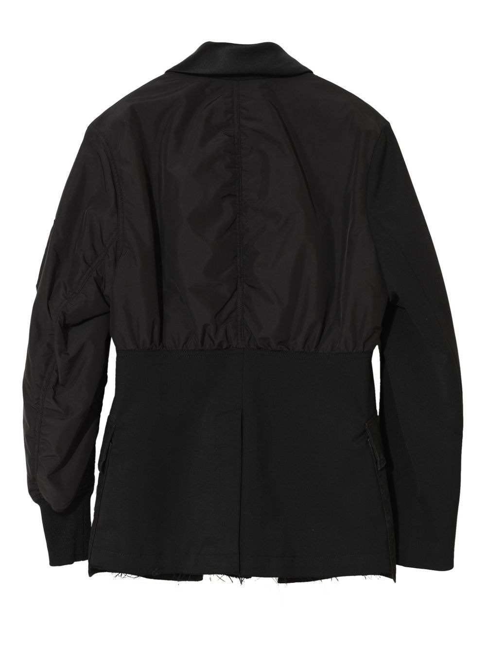 shawl-lapel bomber jacket - 2