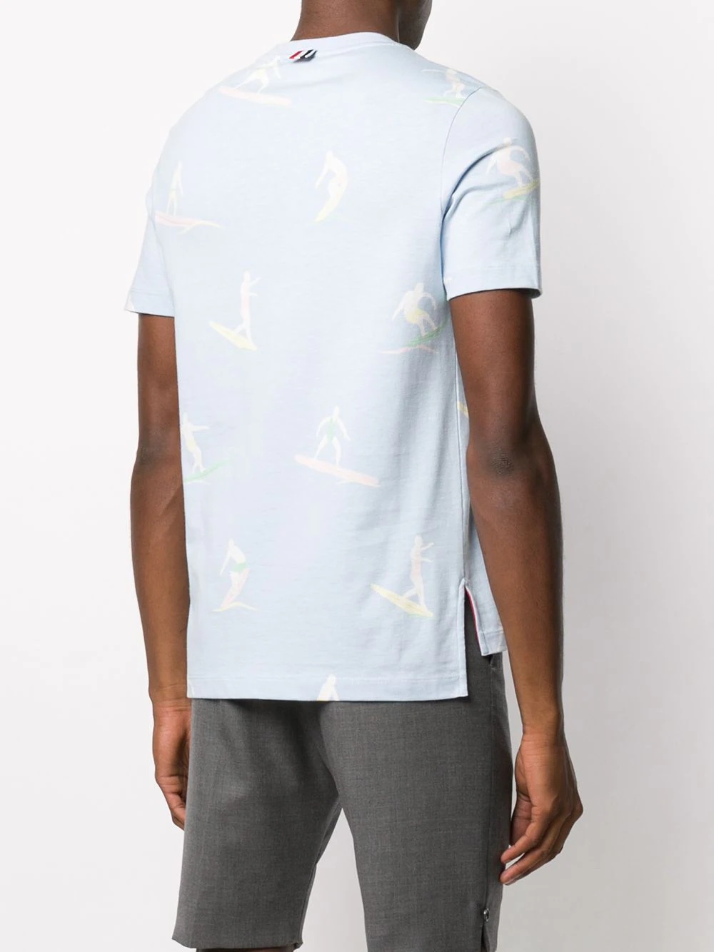 surfer print T-shirt - 4