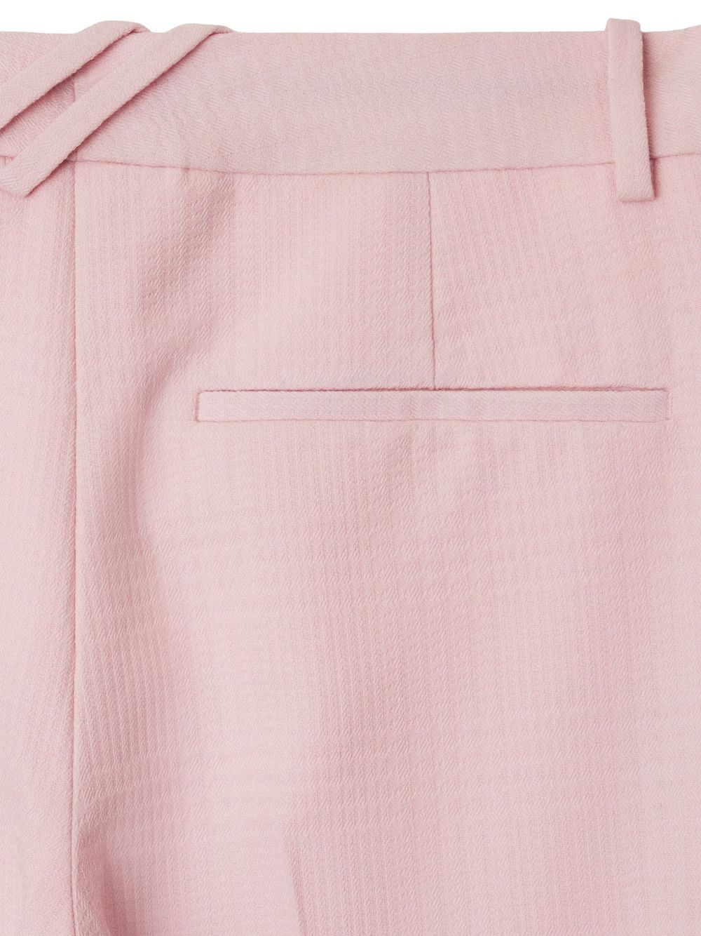 pressed-crease wool tailored trousers - 4