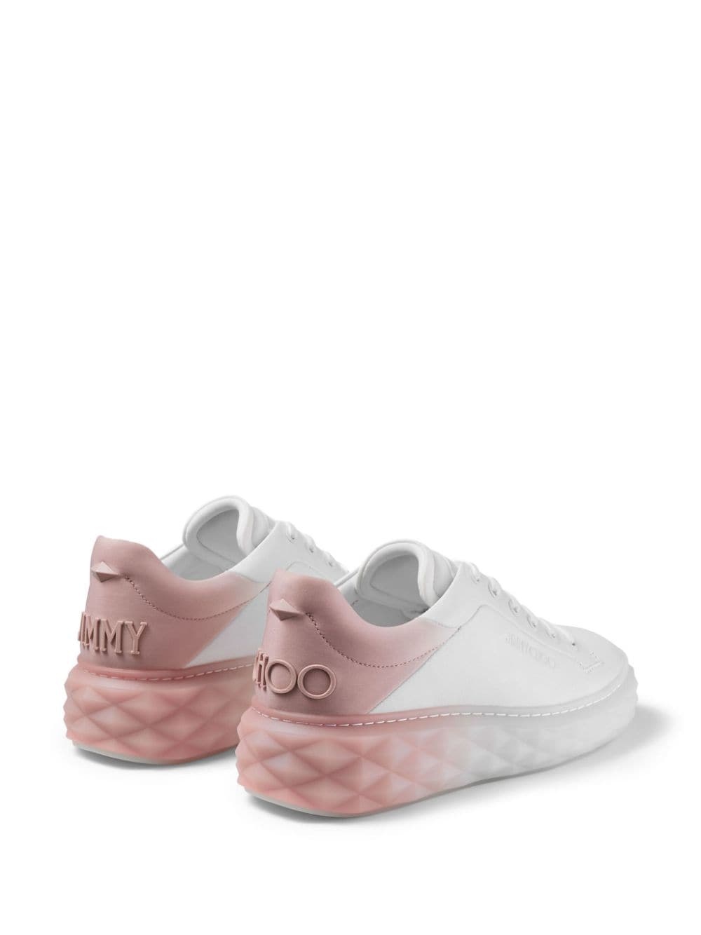Diamond Maxi leather sneakers - 3