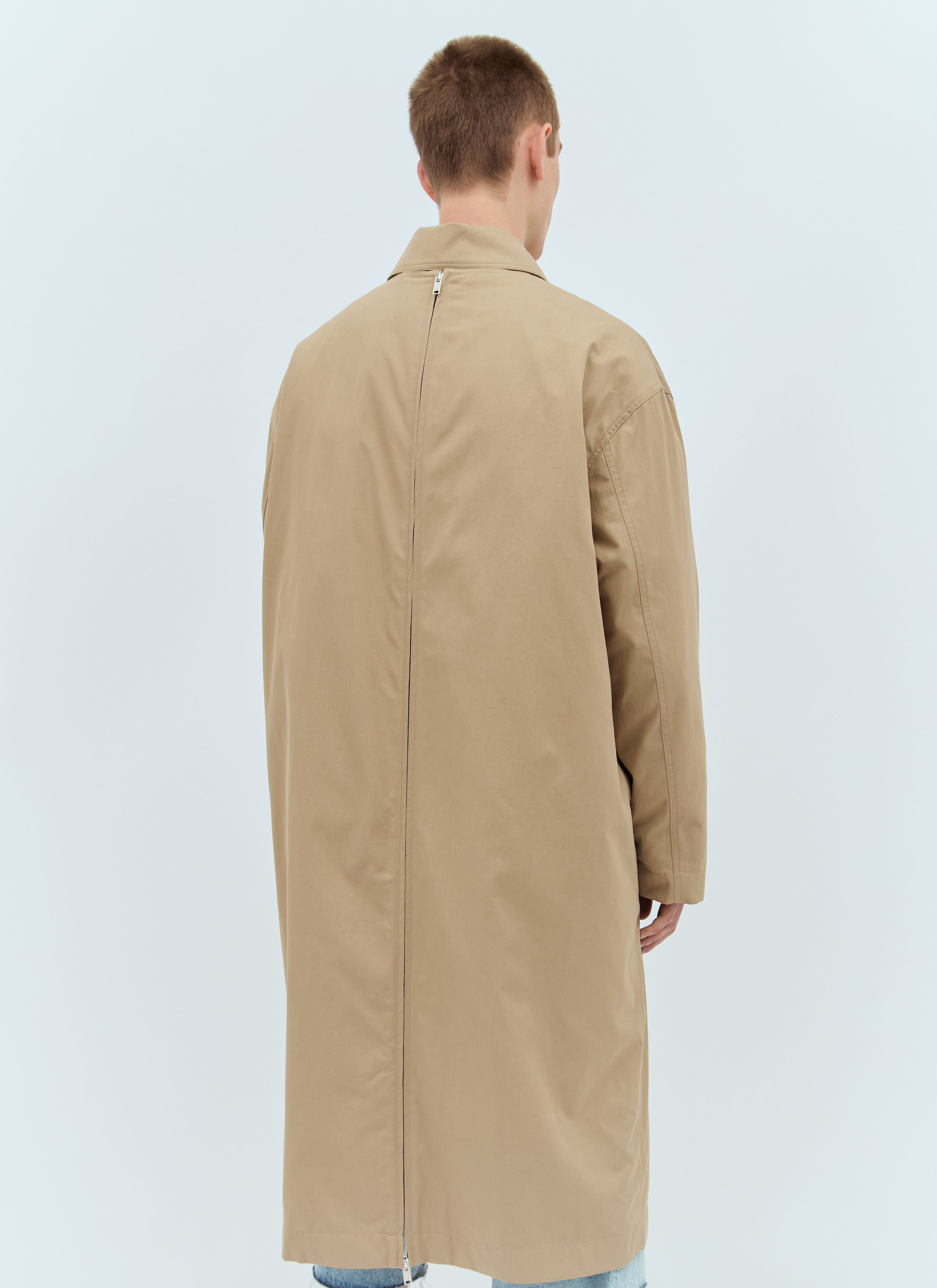 Bottega Veneta Men Cotton Twill Trench Coat - 6