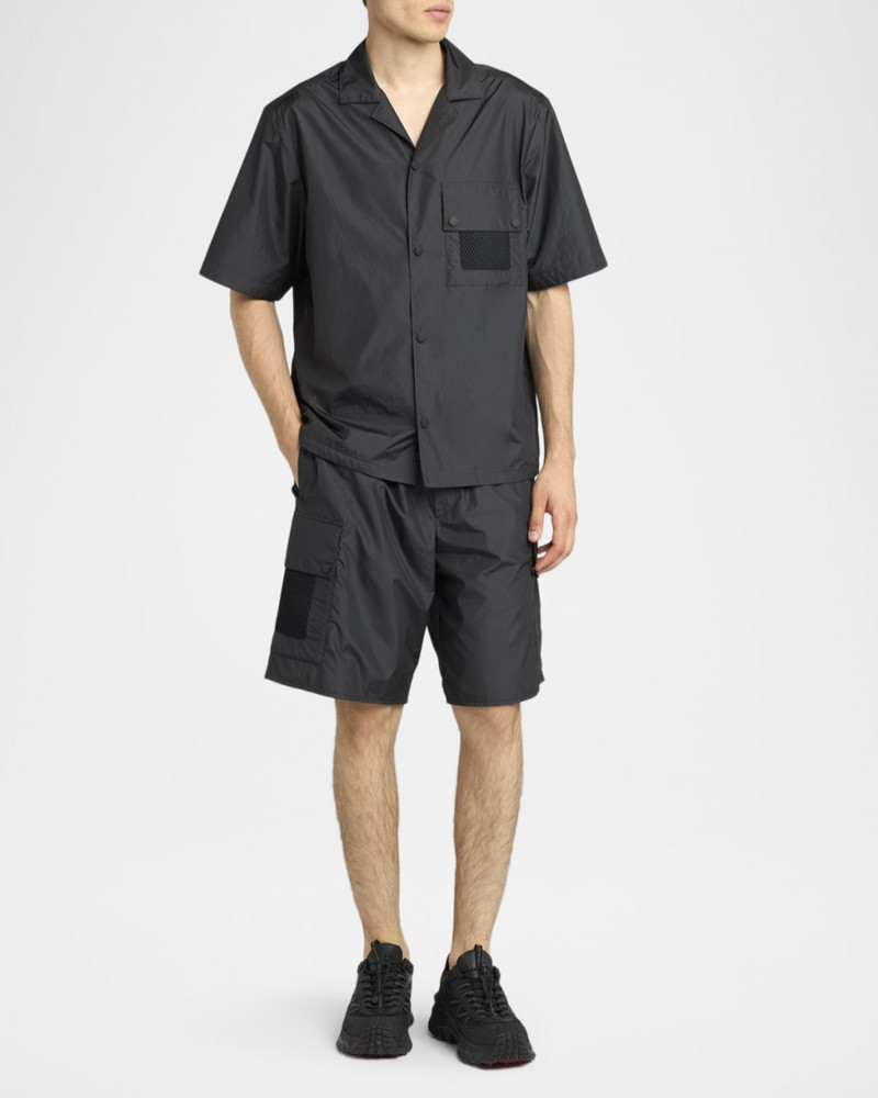 Moncler Men & apos;s Mesh-Pocket Cargo Shorts outlook