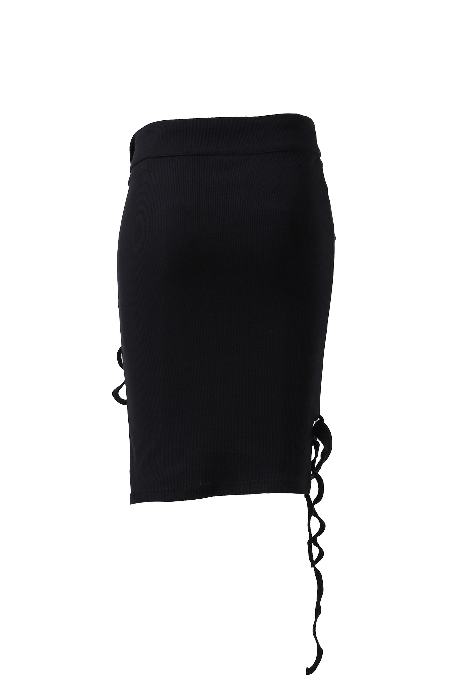 RIB SKIRT / BLK - 6