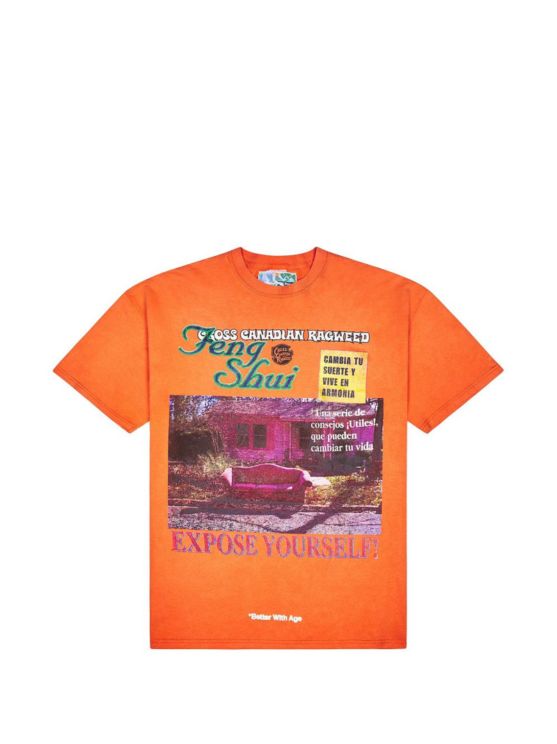 Orange graphic t-shirt 1