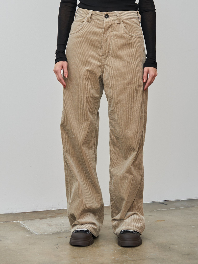SOFIE D'HOORE Pavia Corduroy Trouser - Sand outlook