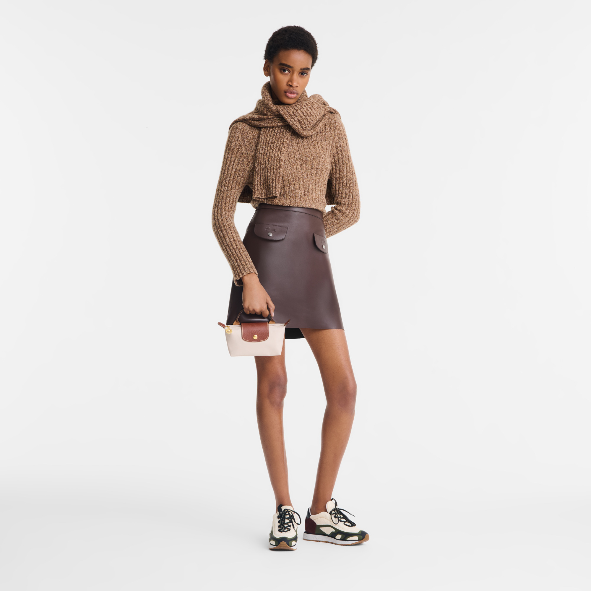 バッグ・カバンその他 Longchamp Le Pliage Original Handle Pouch Paper Le Pliage Original Pouch with handle Paper - Recycled canvas