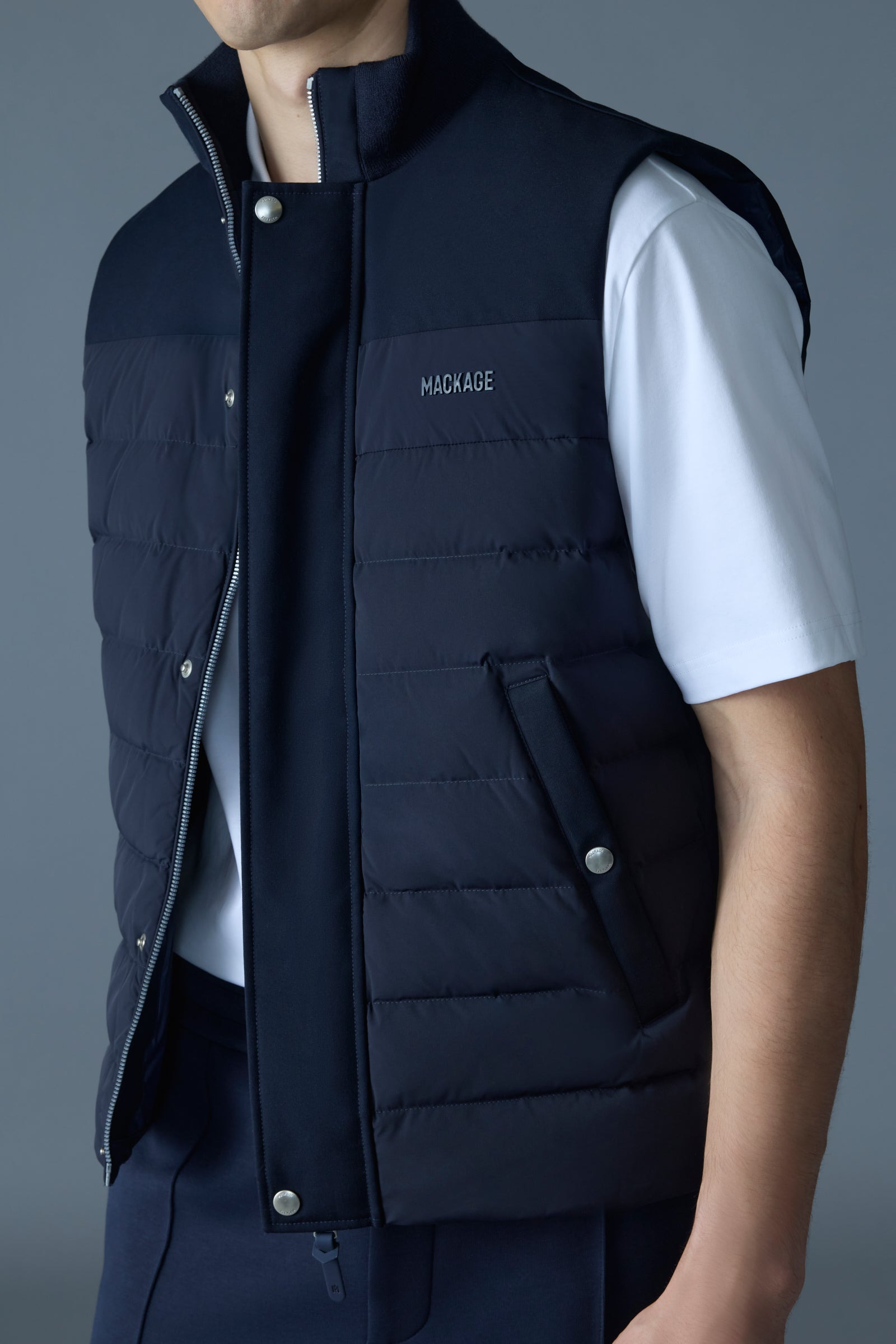 BRODY Down-Filled Quilted Vest - 5