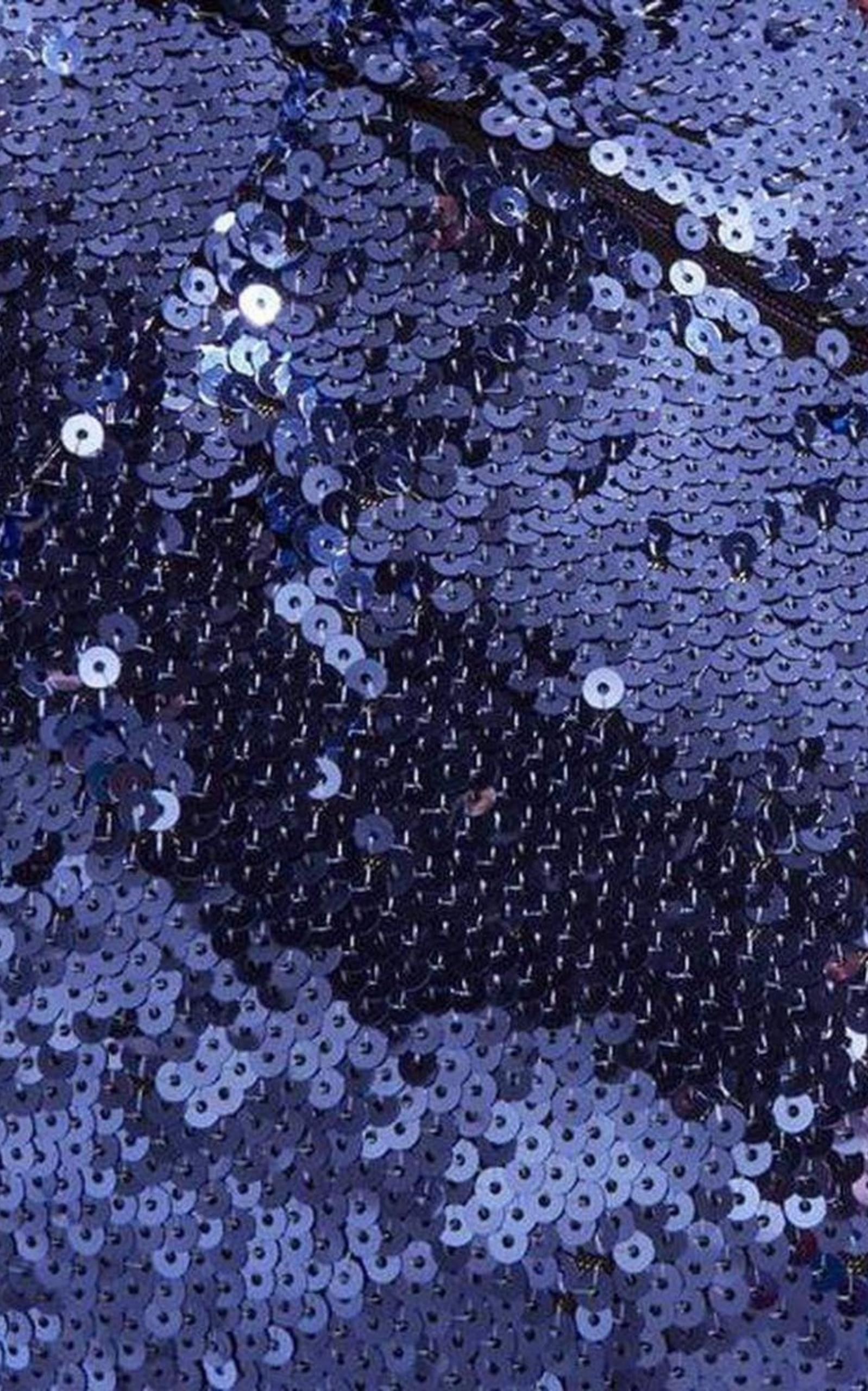 Purple Sequin Tulle Leggings - 6