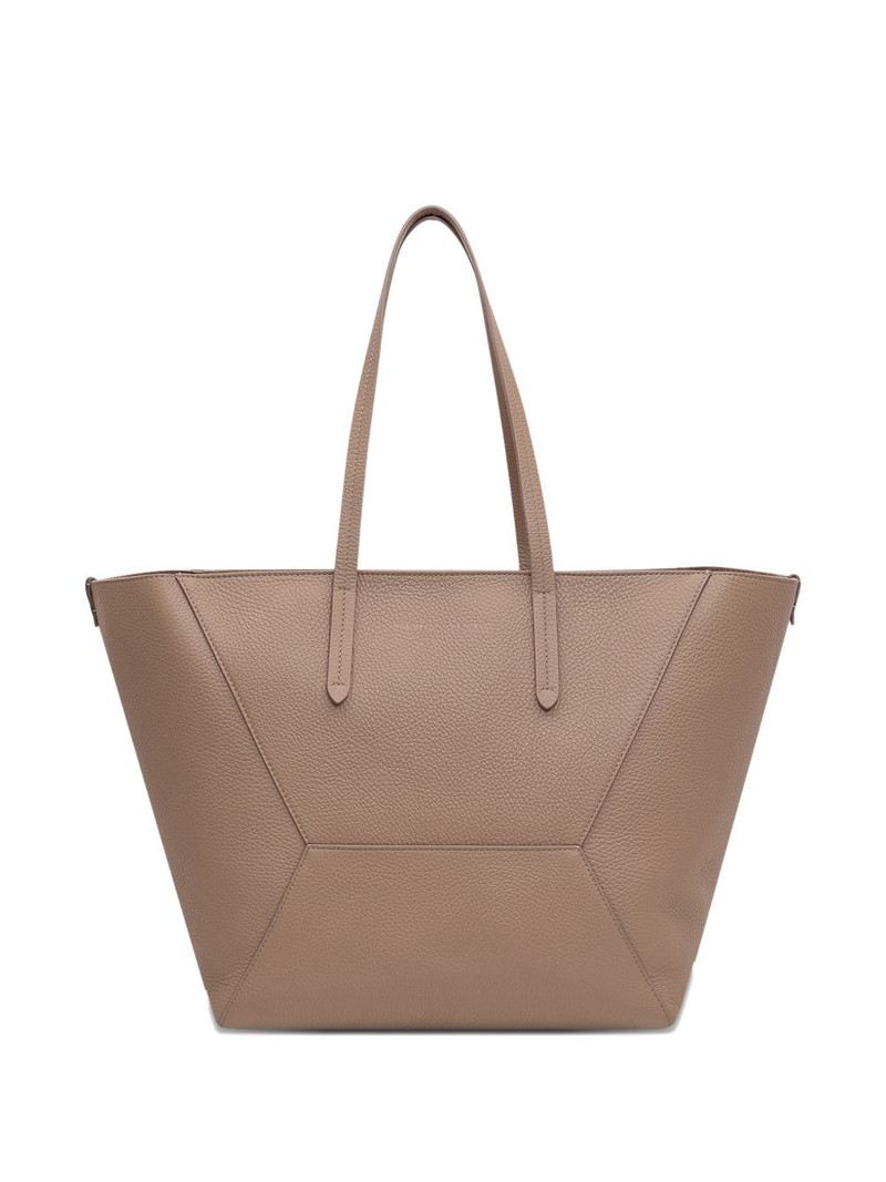 Brunello Cucinelli BC Duo panelled tote bag outlook