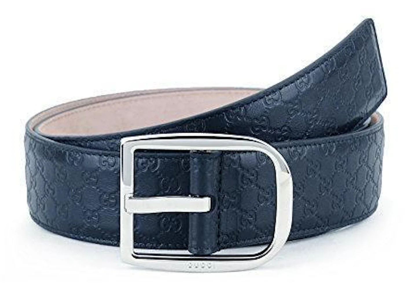 Gucci Belt MicroGuccissima 1.5 Width Navy - 1