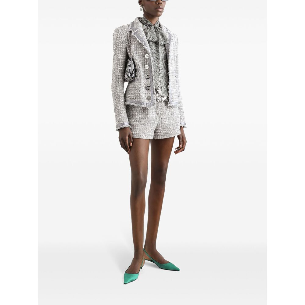 Dolce & Gabbana Grey Shorts - Tailored Shorts Women - 4