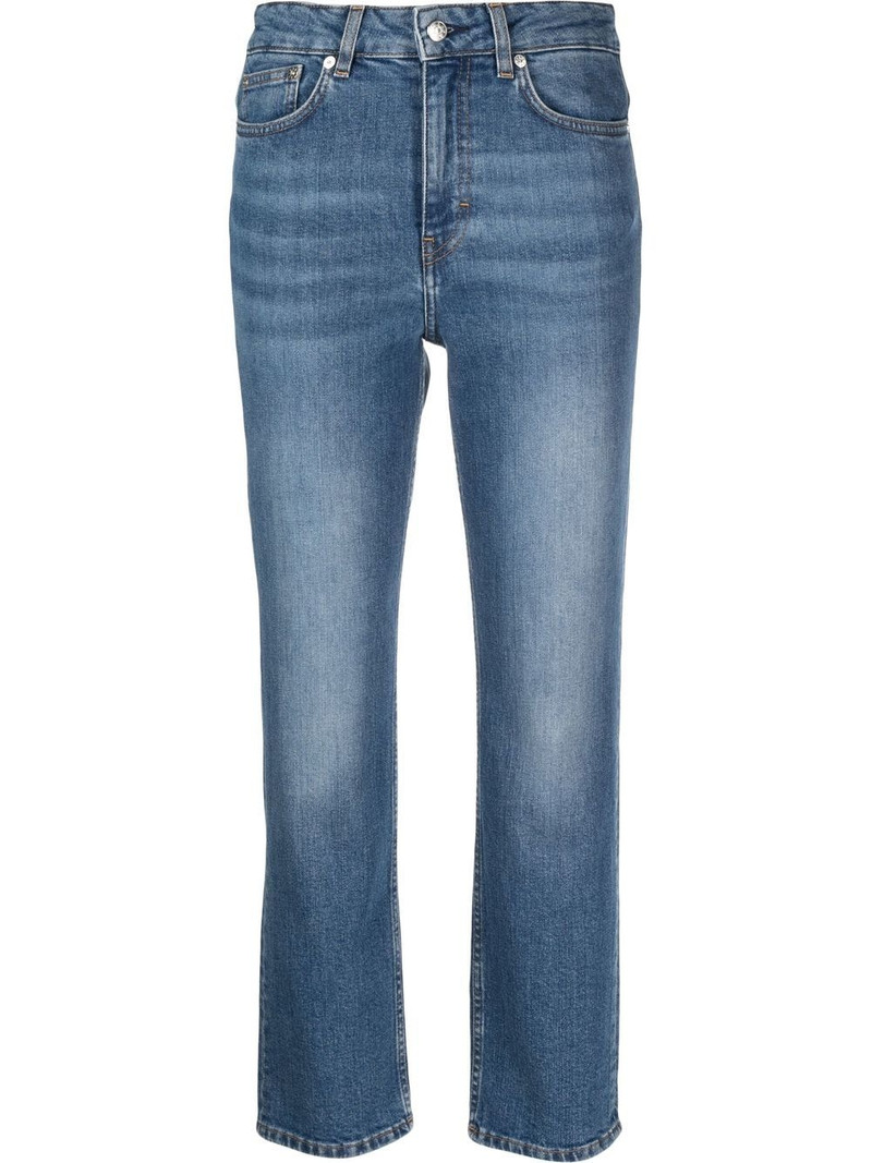 organic-cotton straight leg jeans 1