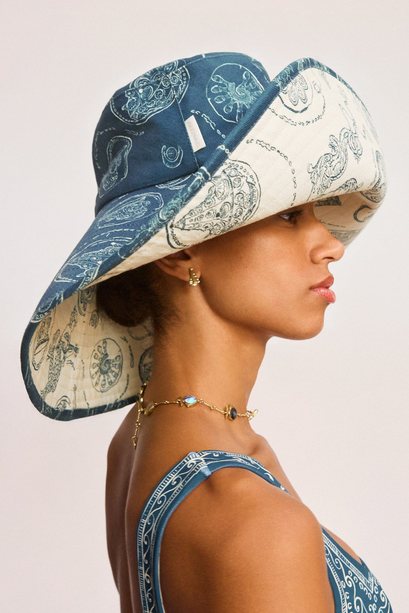 ALÉMAIS Lucky Wide Brim Sunhat outlook