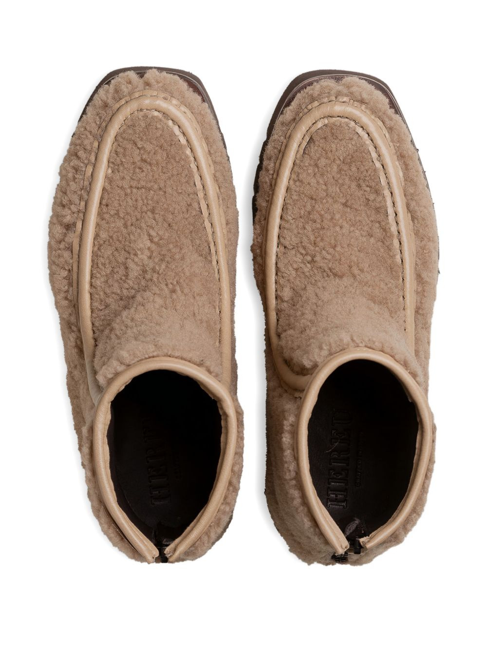Armenta shearling zip boots - 2