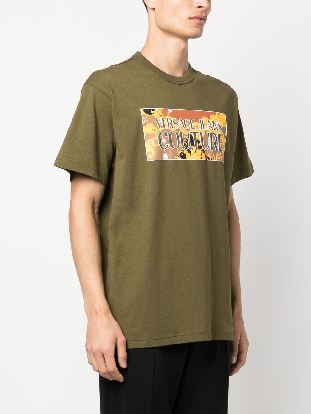 logo-print cotton T-shirt - 3