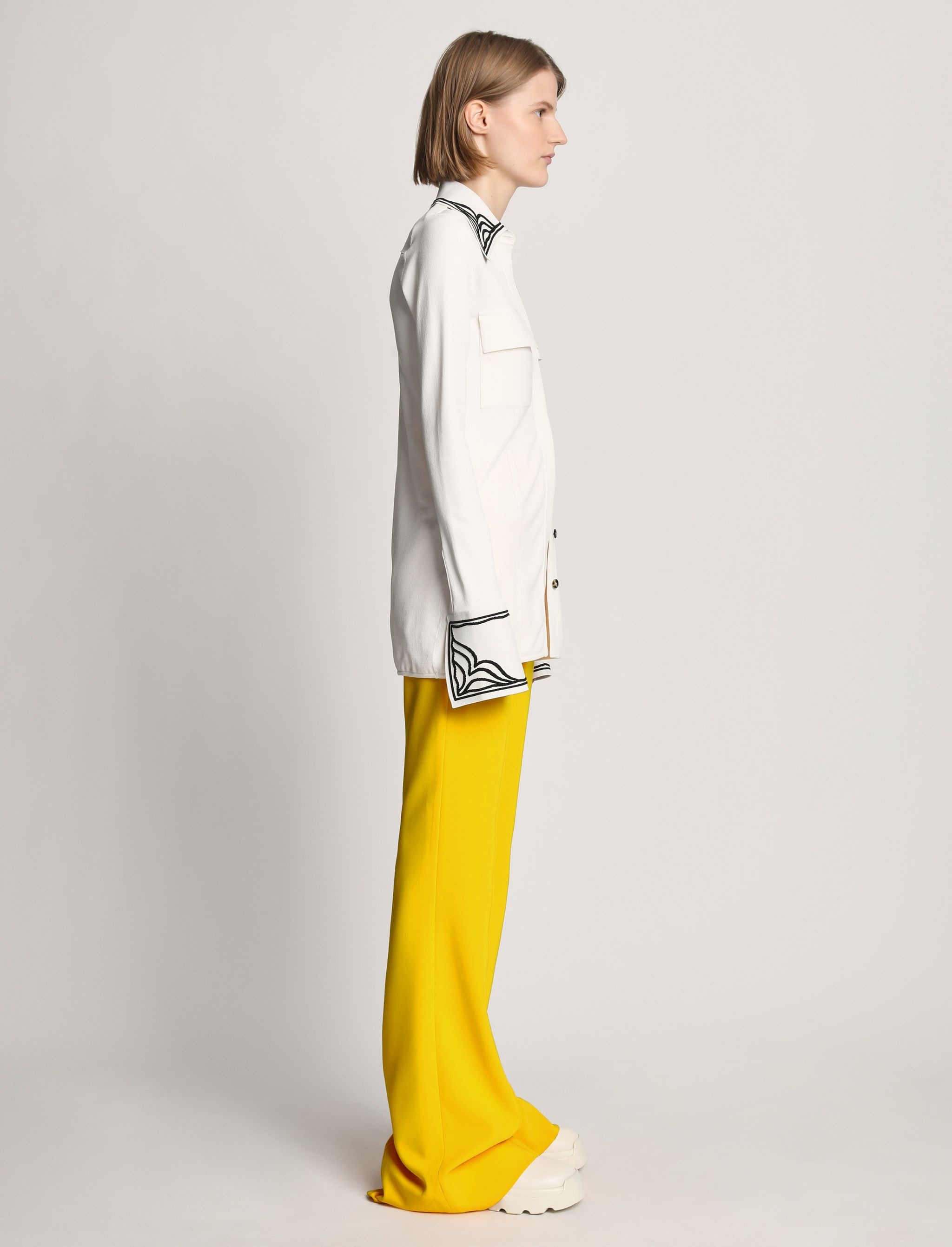 Bi-stretch Crepe Pant - 3