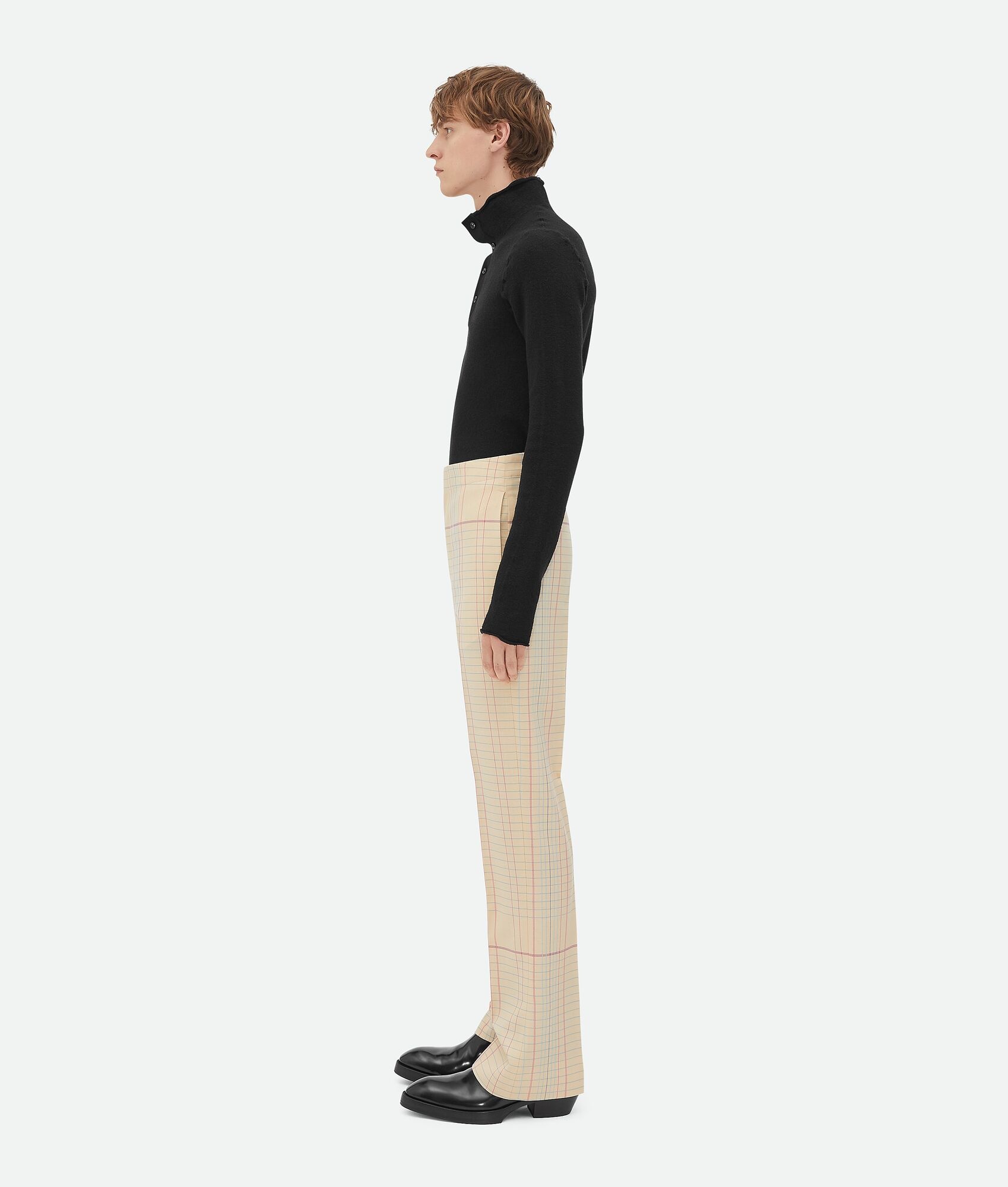 Notebook Wool Twill Flared Trousers - 2