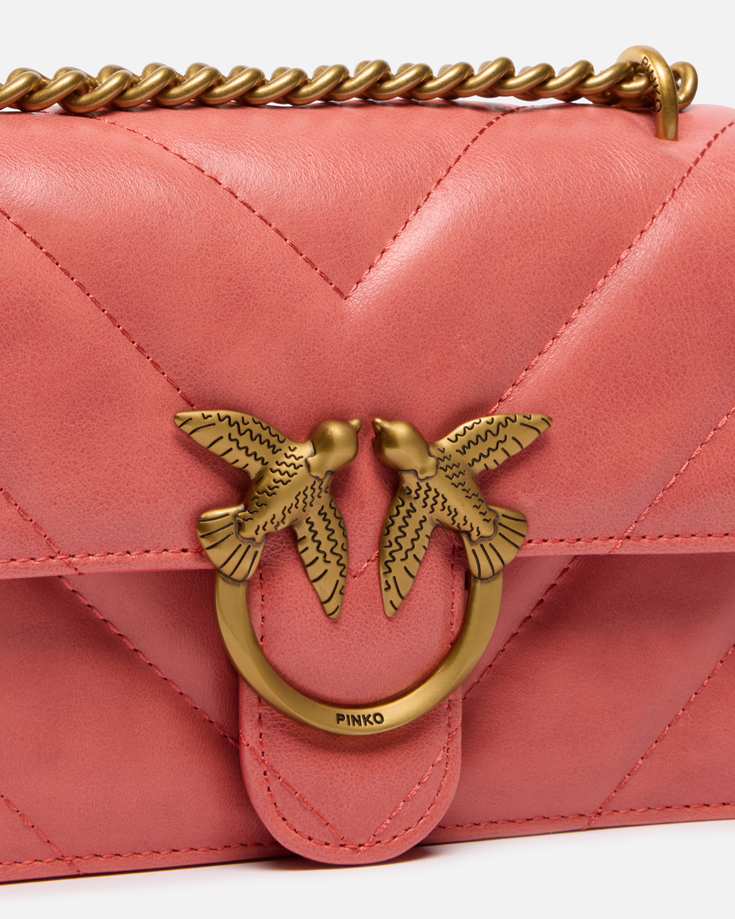 LOVE BAG MINI CROSSBODY BAG IN DISTRESSED-EFFECT LEATHER - 3