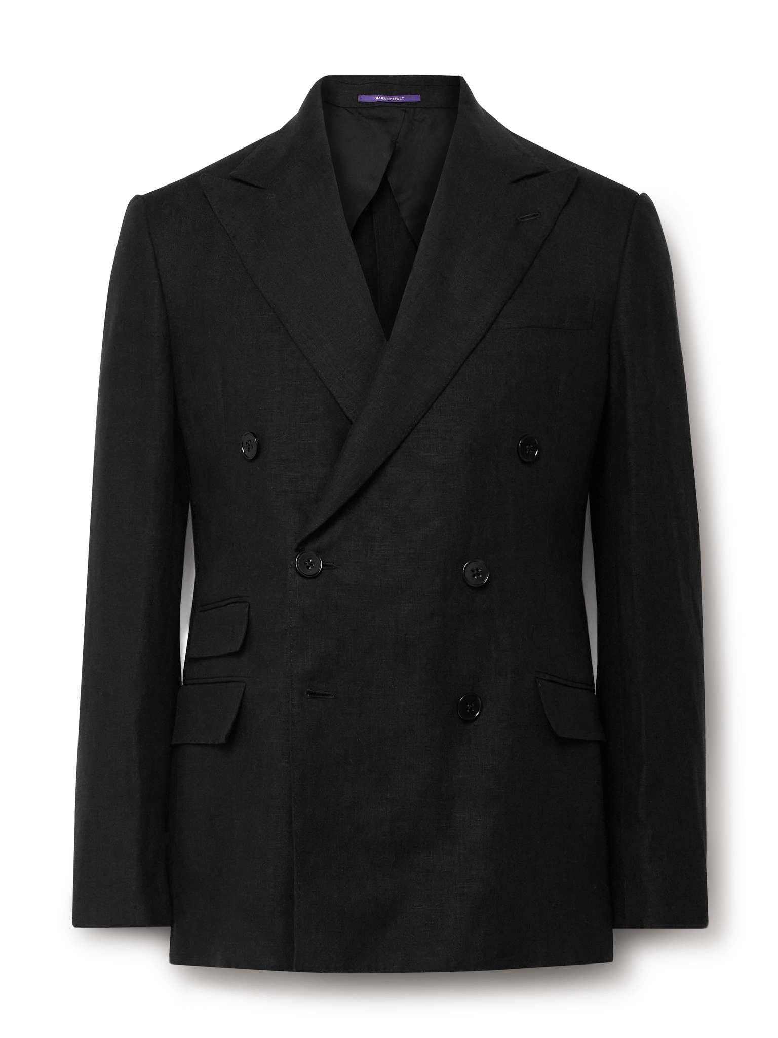 Kent Slim-Fit Double-Breasted Linen Suit Jacket - 2