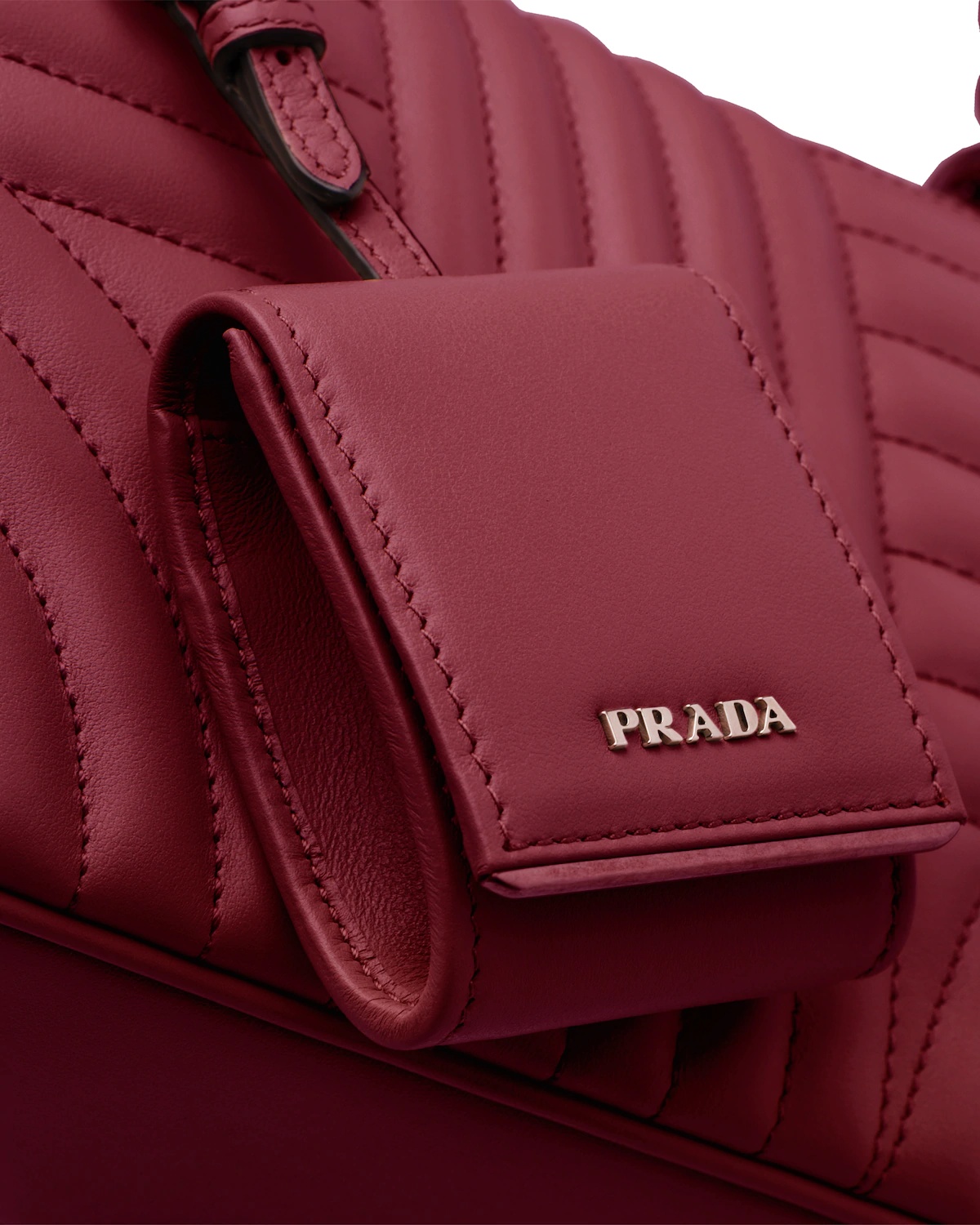 Medium Leather Prada Diagramme Bag - 6