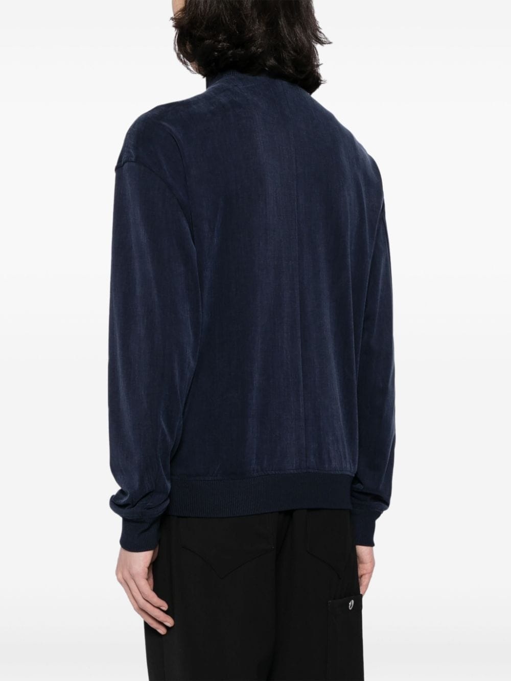 logo-embroidered track jacket - 4