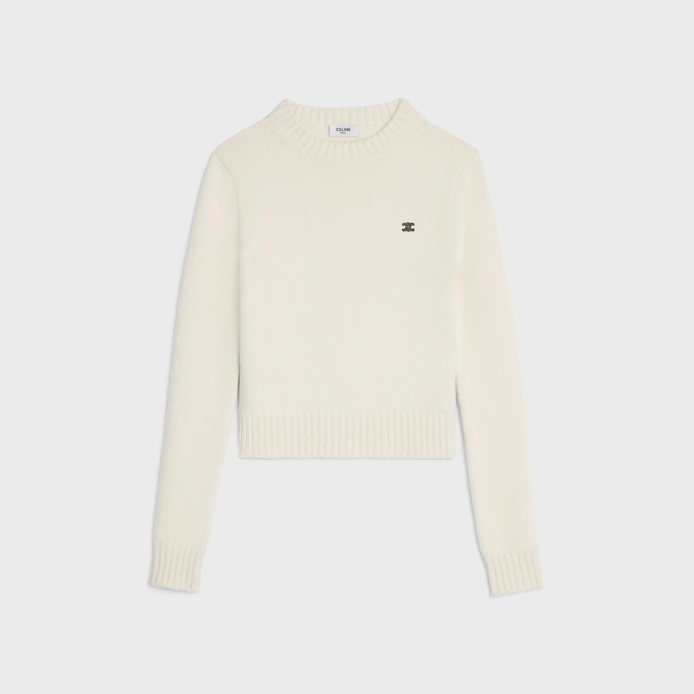 crewneck sweater IN wool and cashmere - 1