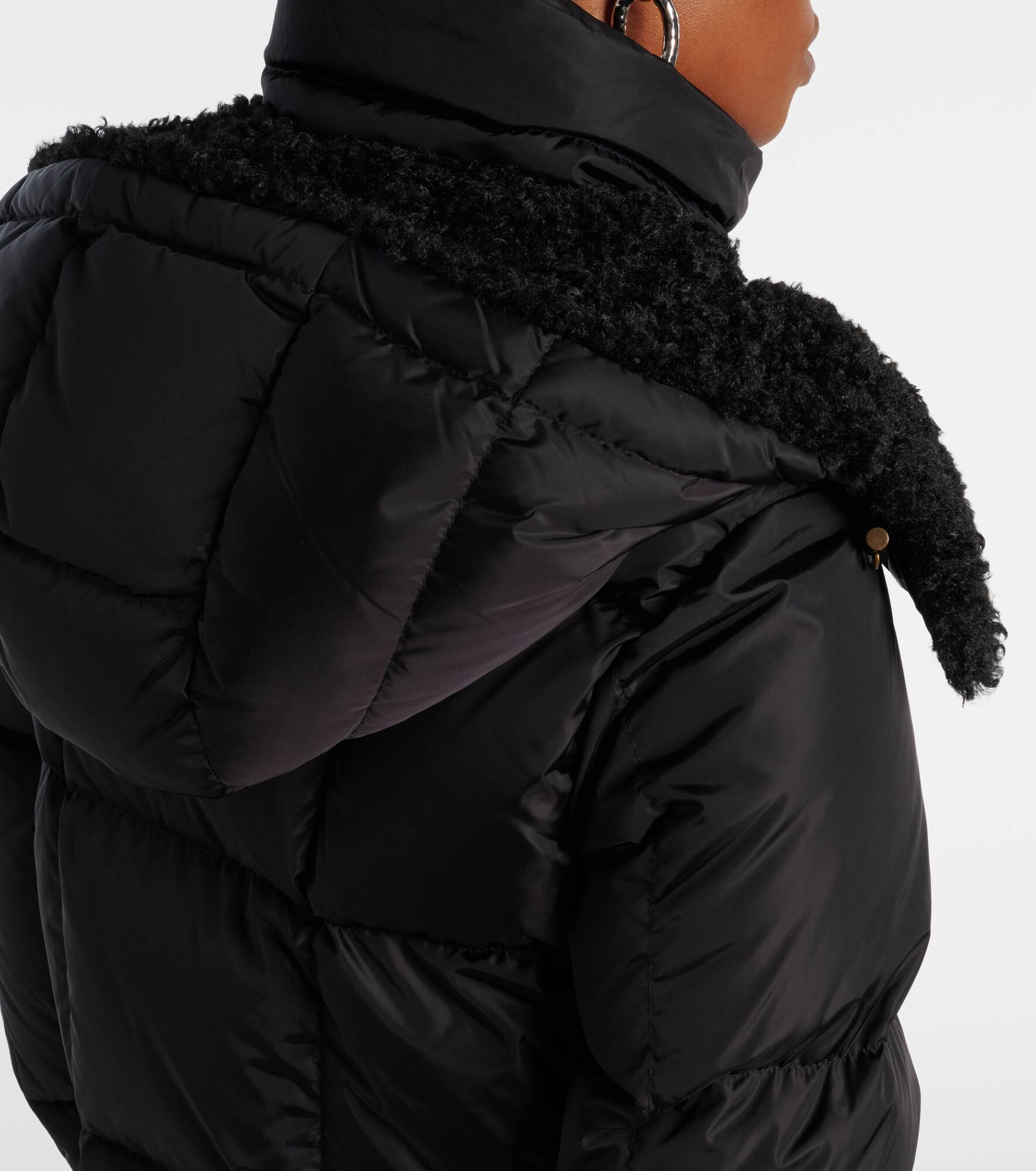 Quilted down jacket - 6