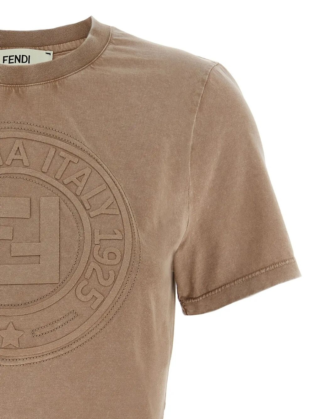 3d Fendi Roma Cropped T-Shirt - 4