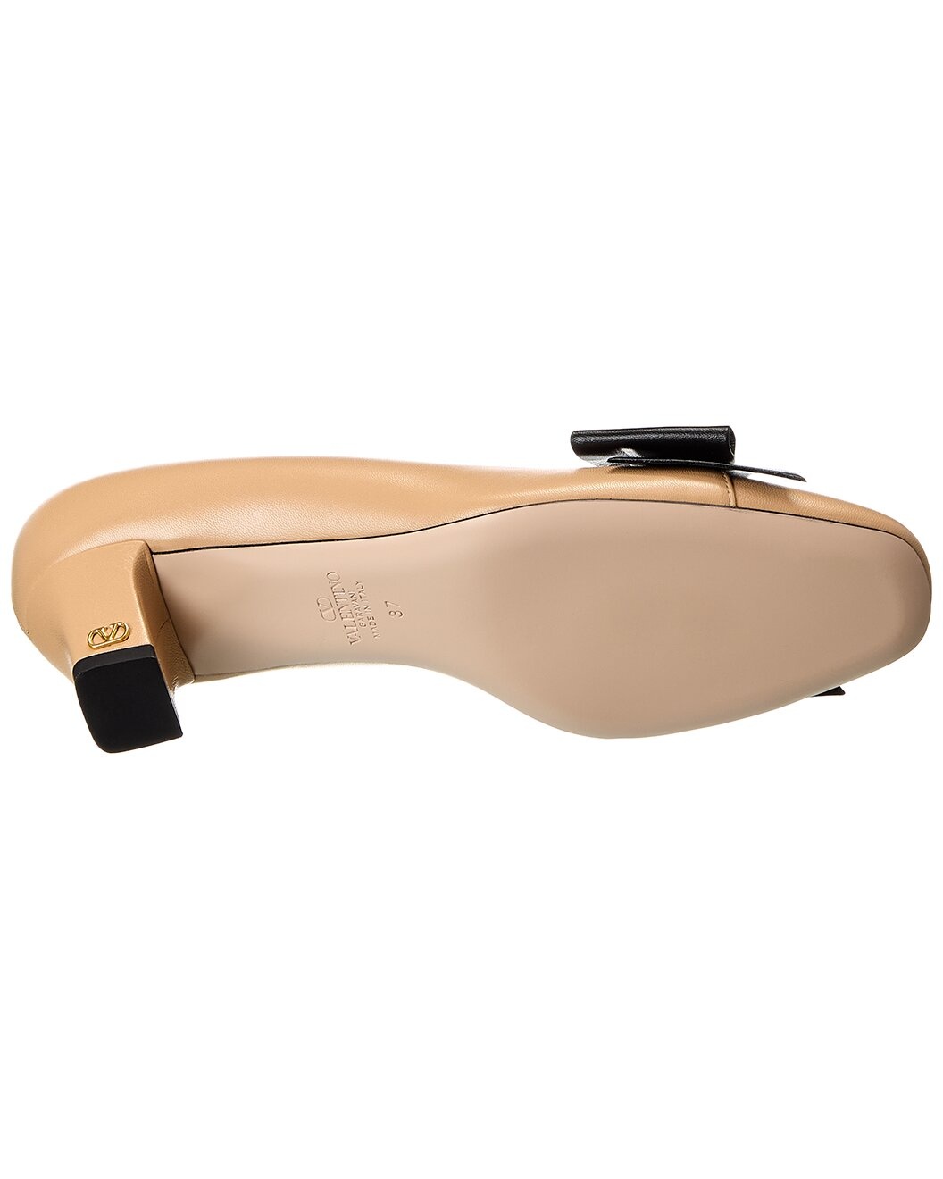 Valentino Bowow 45 Leather Pump - 4