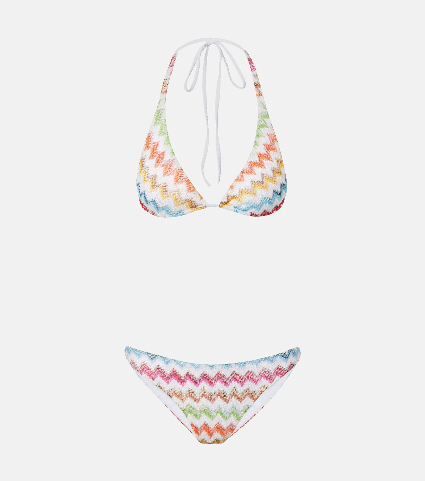Zigzag lamé bikini - 1
