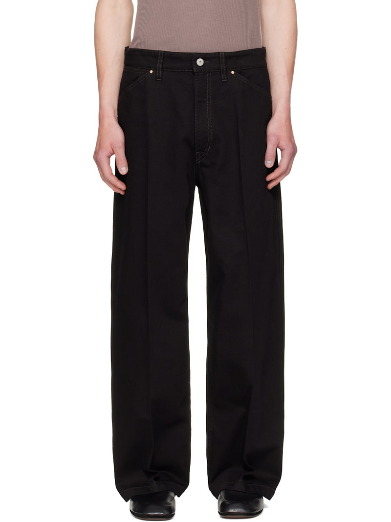 Black Wide Jeans 1