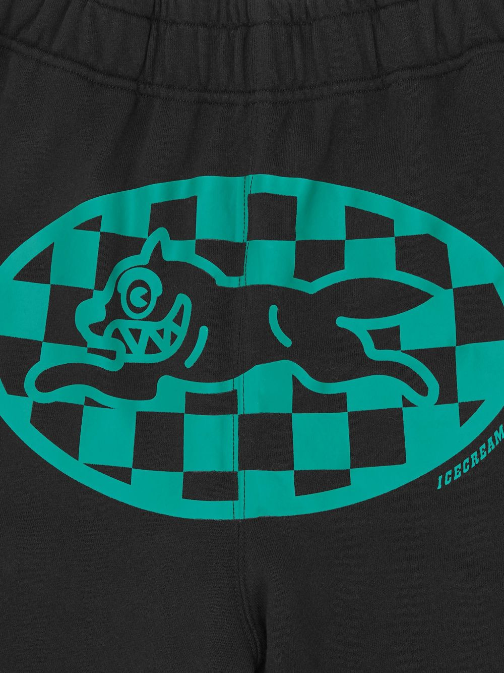 check-pattern track pants - 5
