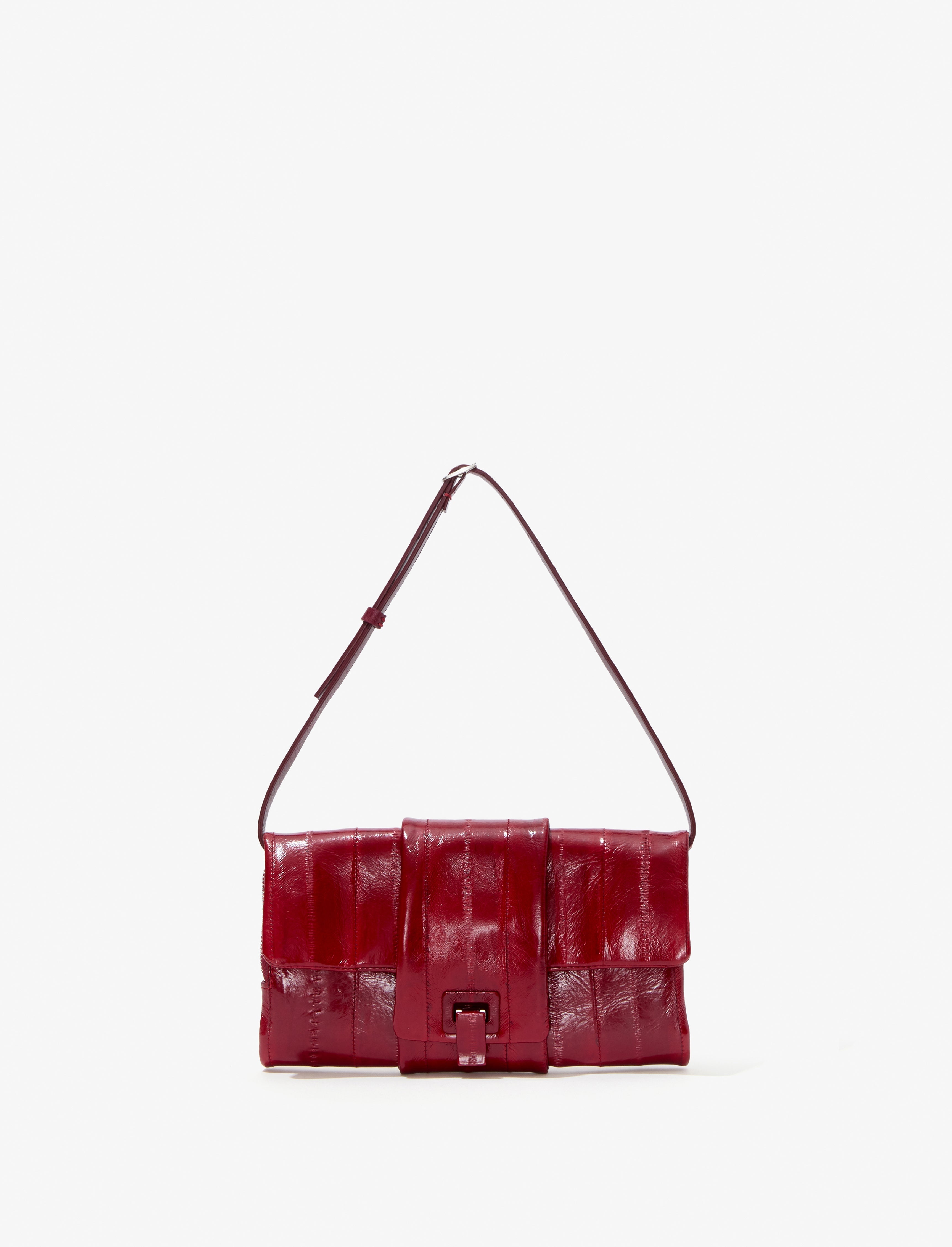 Flip Shoulder Bag in Eel - 1