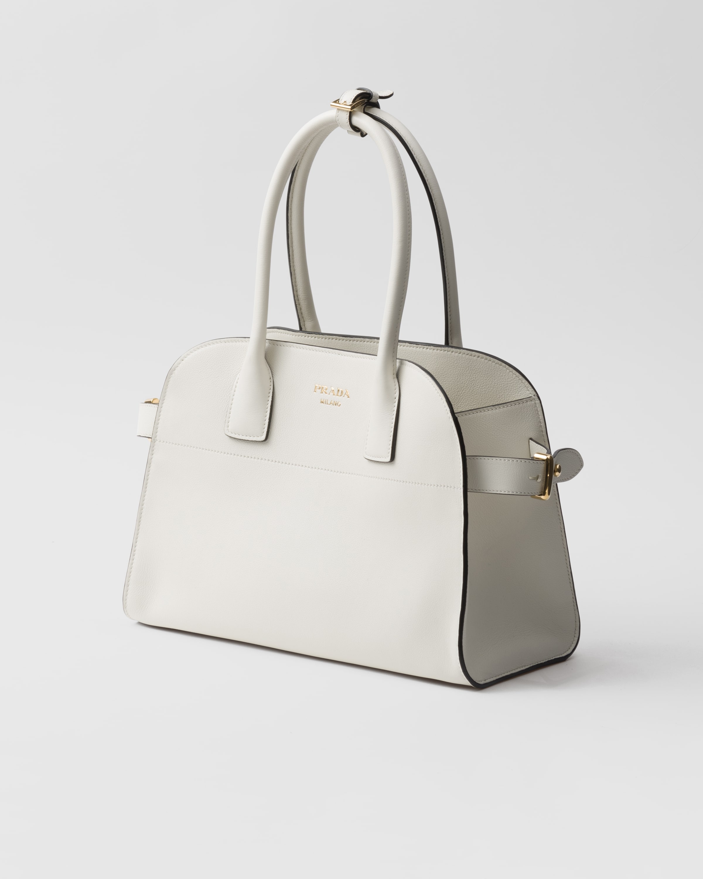 Medium leather tote bag - 2