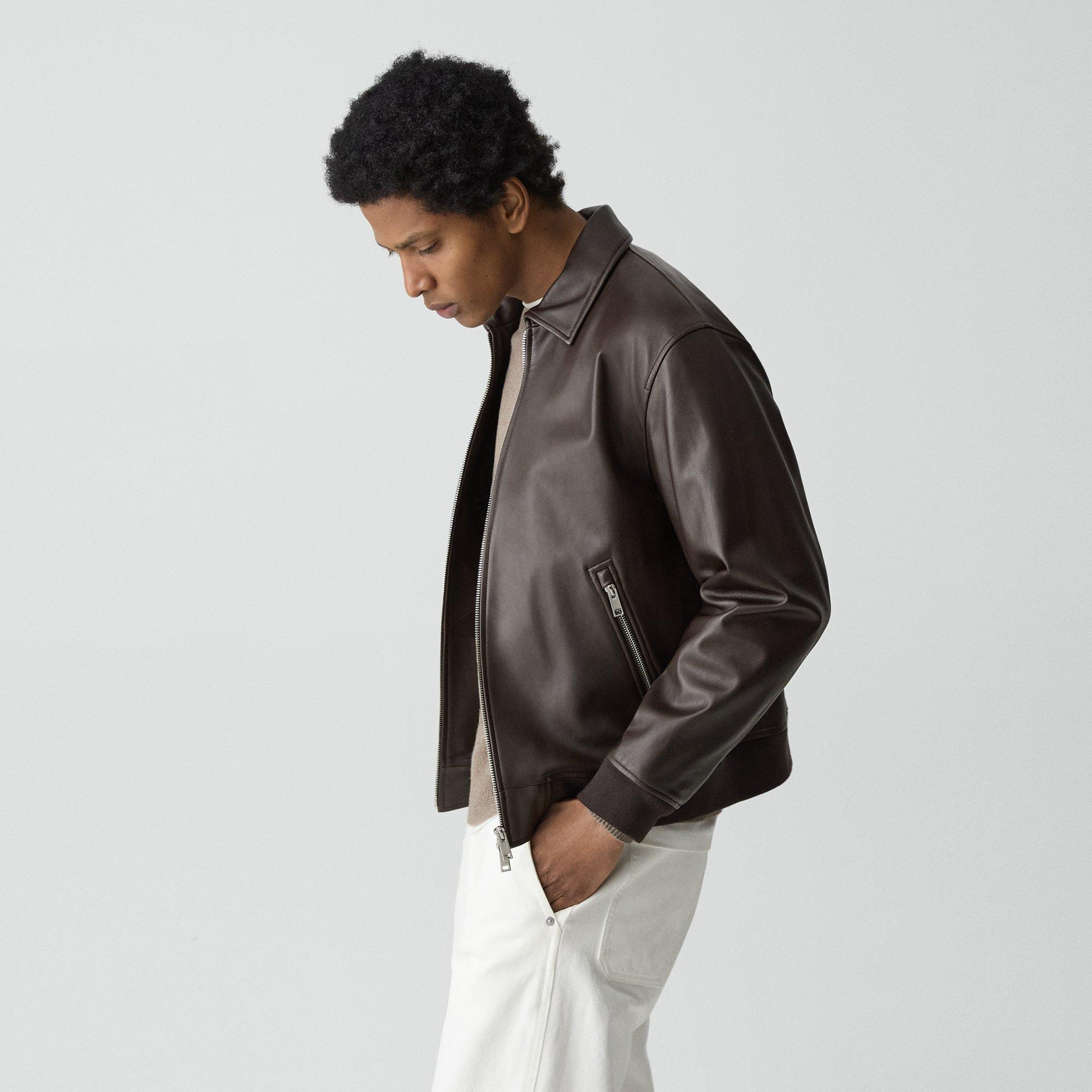 Wyatt Zip Jacket in Leather - 2