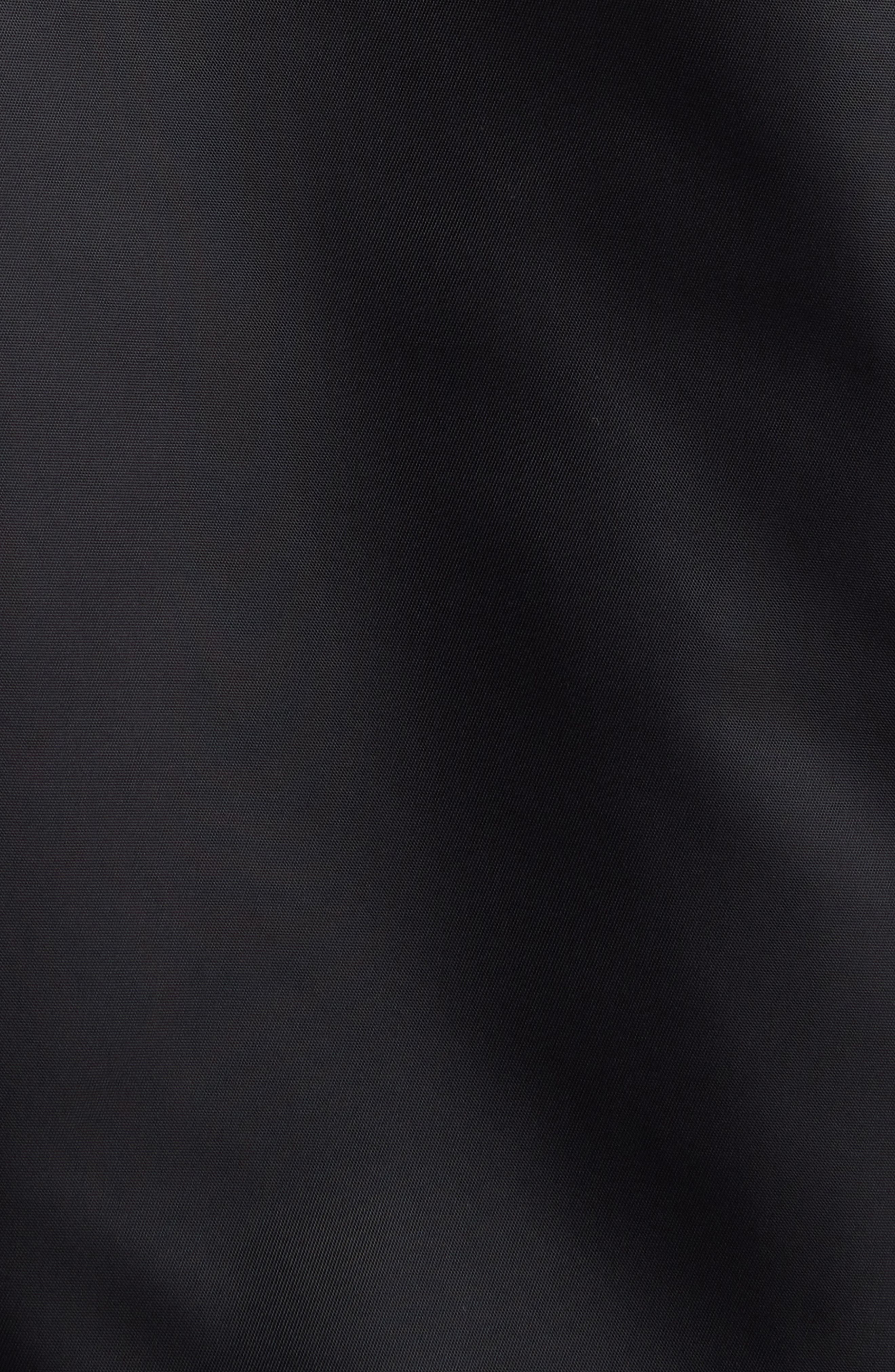 Tape Logo Oversize Hooded Bomber Jacket - 6