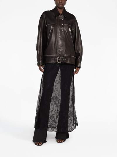 KHAITE Herman leather jacket outlook