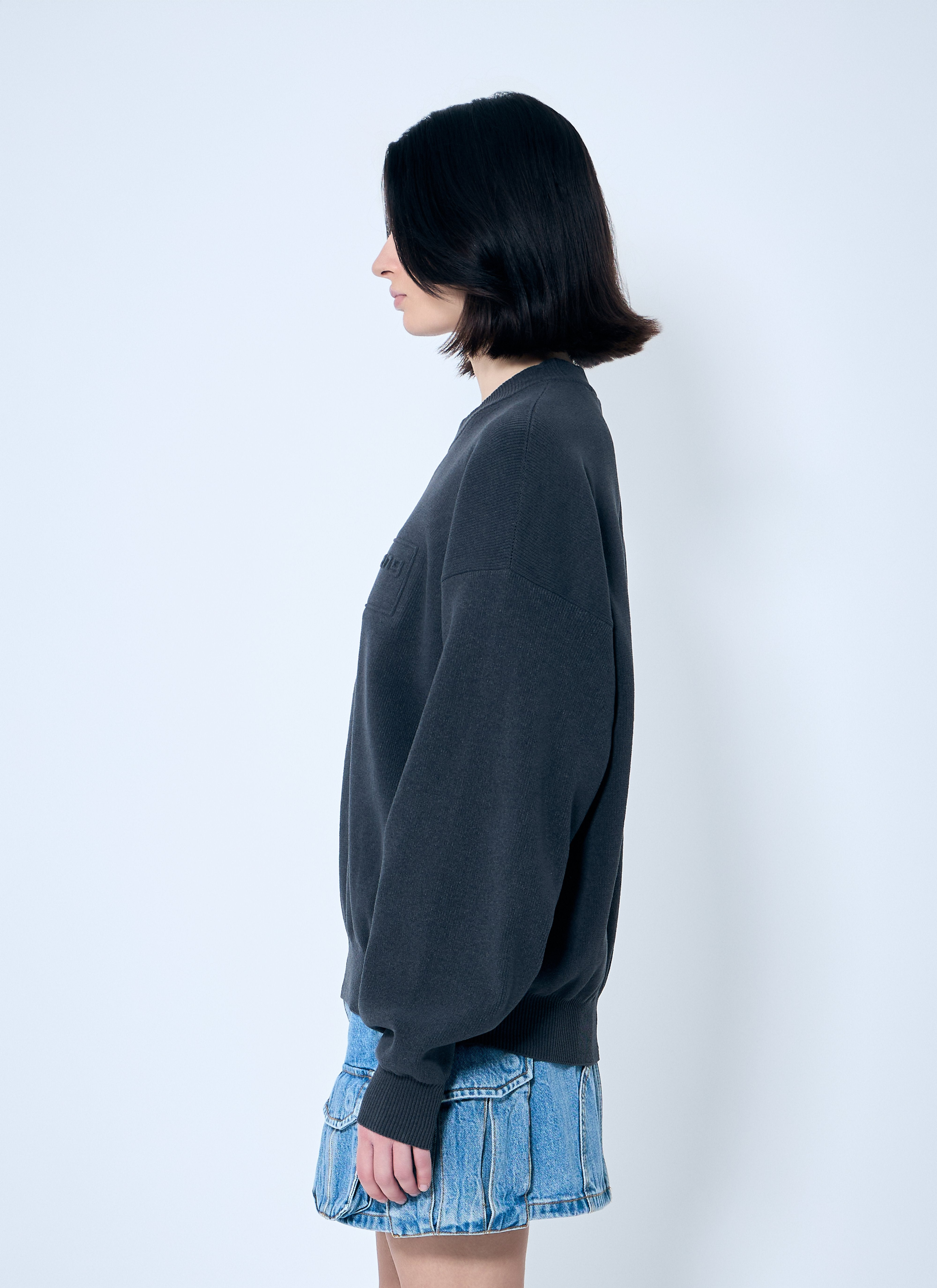 Alexander Wang Women Logo Embossed Sweater - 3