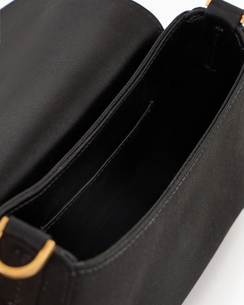 Mini satin la Prima Baguette bag 4
