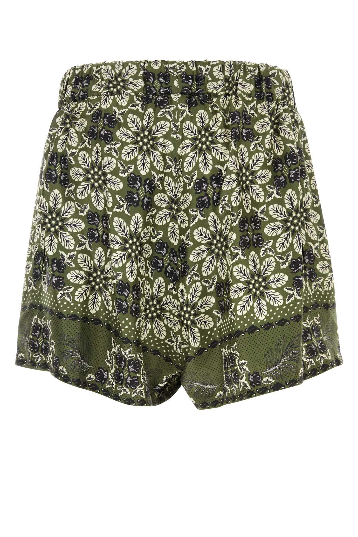 Etro Men Printed Silk Bermuda Shorts - 2
