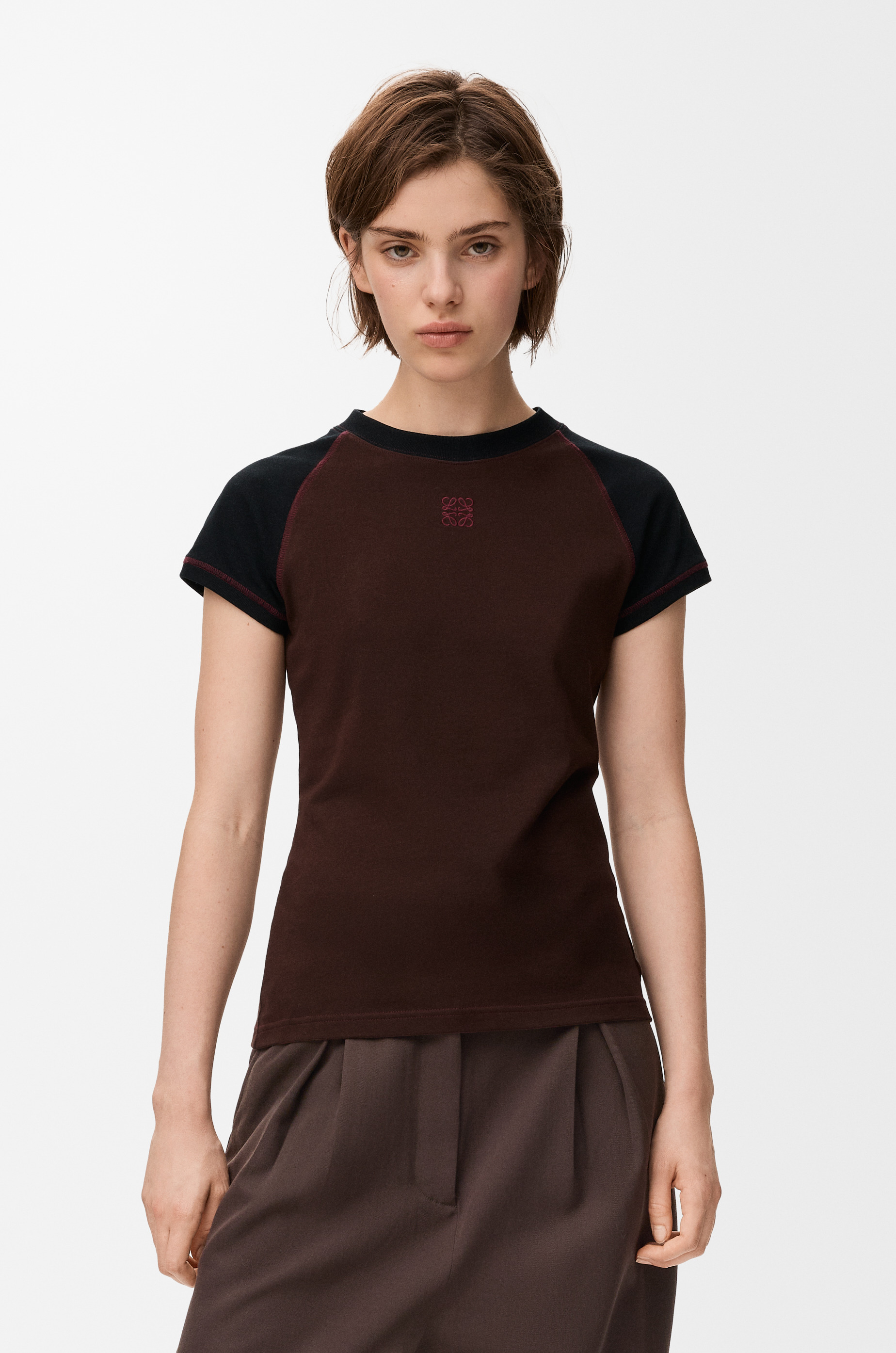 Small fit T-shirt in cotton blend - 3