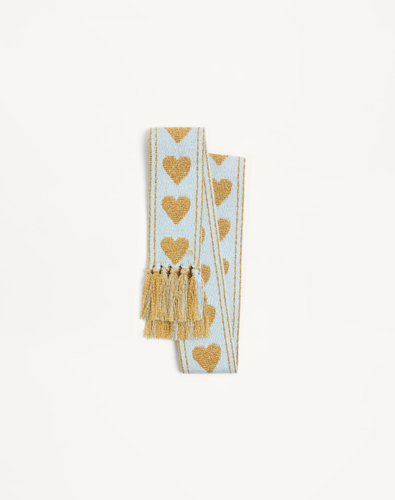 ANTIBES SCARF WITH METALLIC FIBER 1
