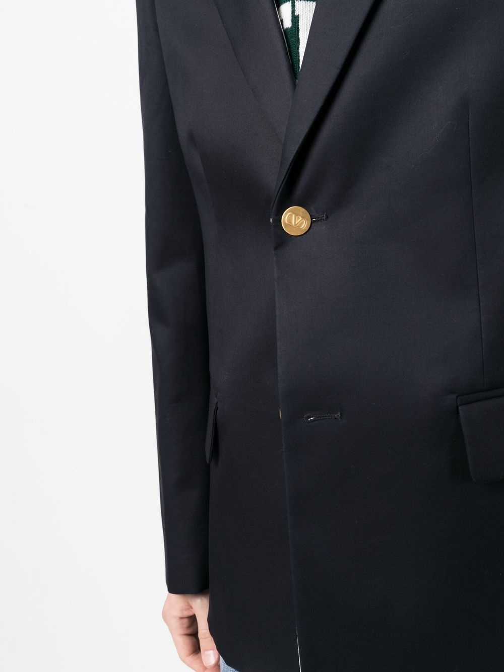 single-breasted blazer - 5
