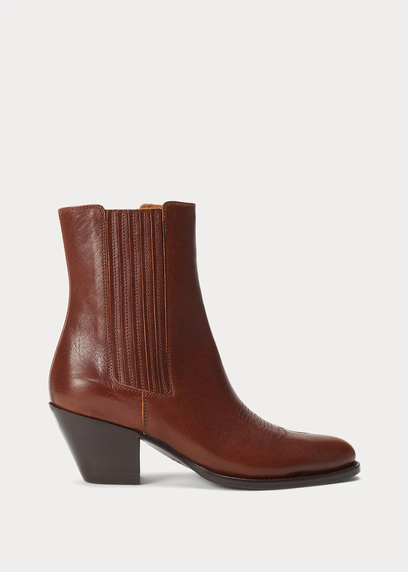 Leather Chelsea Western Boot 1