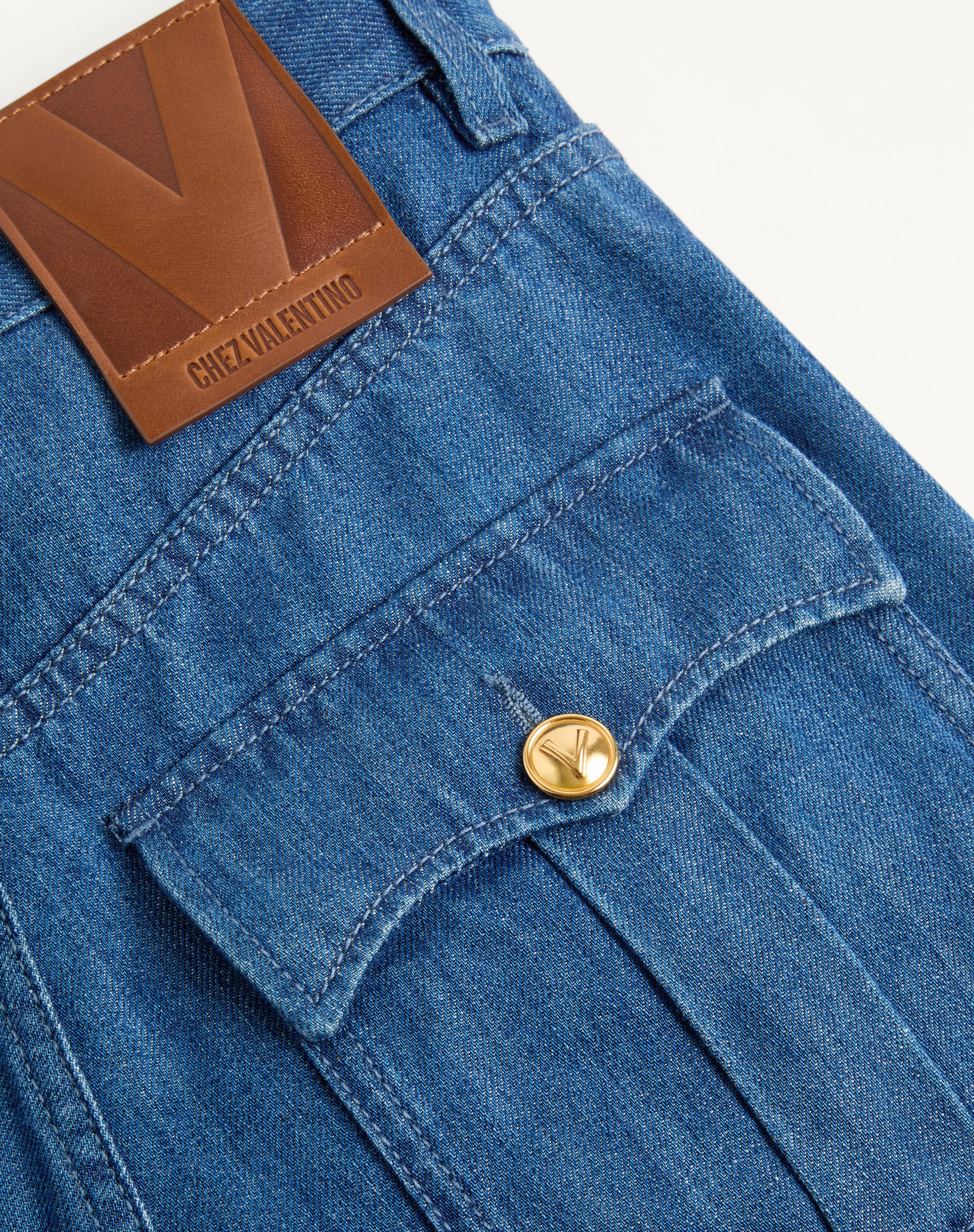 LIGHTWEIGHT DENIM PANTS - 6