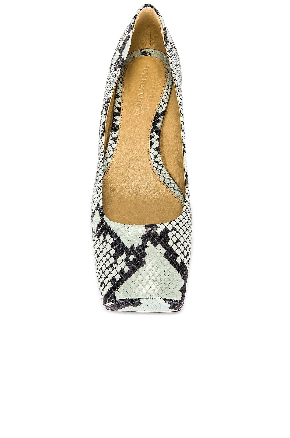 Tower Square Toe Ballerina Flats - 4